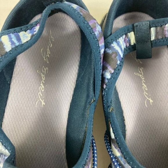 Womens Easy Spirit Relenie Camo Blue Sneaker Sandal 9.5 - Picture 5 of 9